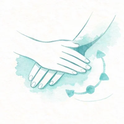 Illustration Lymphdrainage